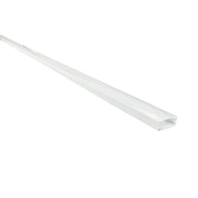 Nora NATL-C24W 4-ft Shallow Channel, White (Plastic Diffuser and End Caps Included)
