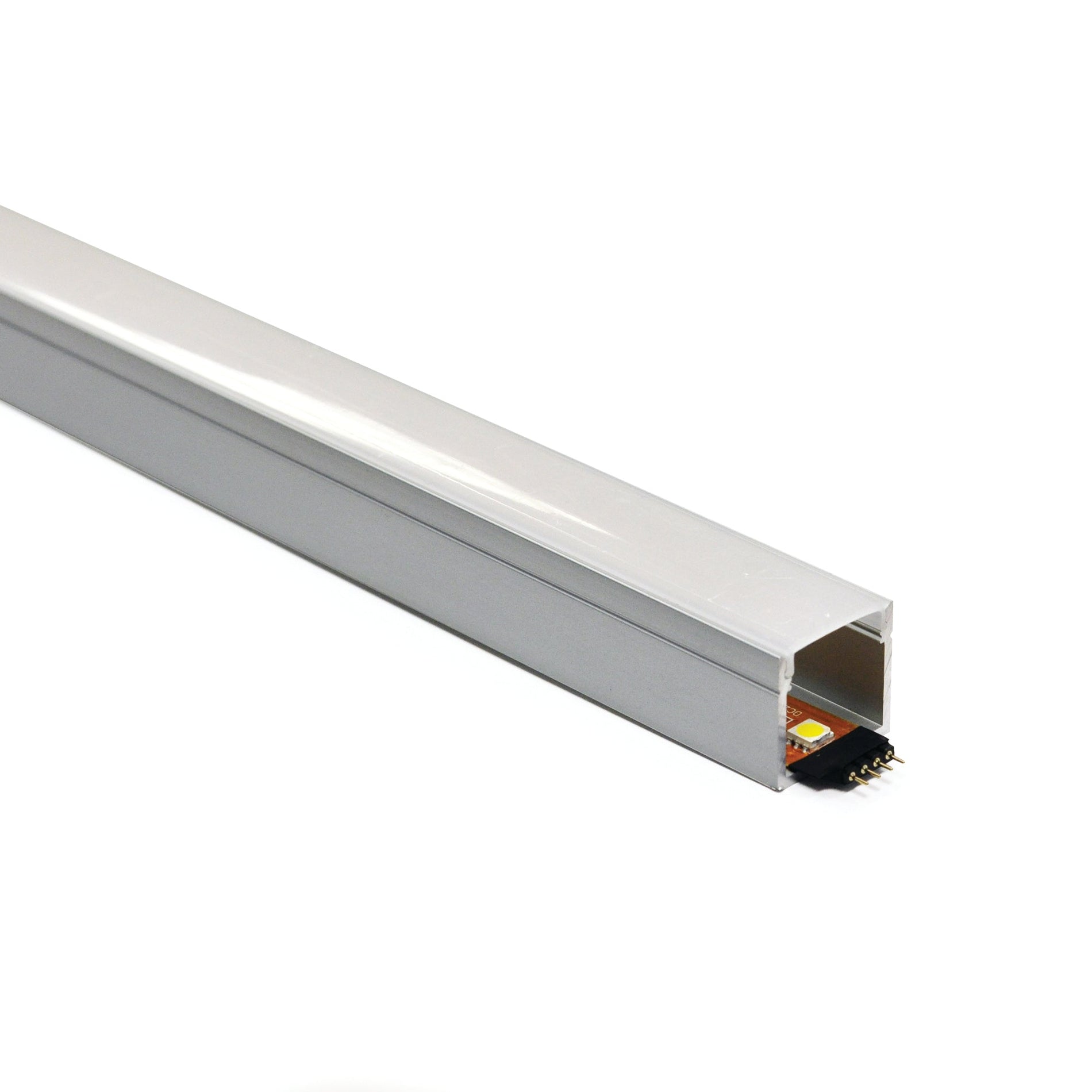 Nora NATL-CIP26A 4-ft Deep Channel, Aluminumminum (Plastic Diffuser, End Caps & NUTP13 3M Adhesive Mounting Tape Included)