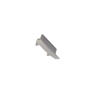Nora NATL-CEC1 AL CHANNEL END CAP WITH WING, NO HOLE, 6/PK