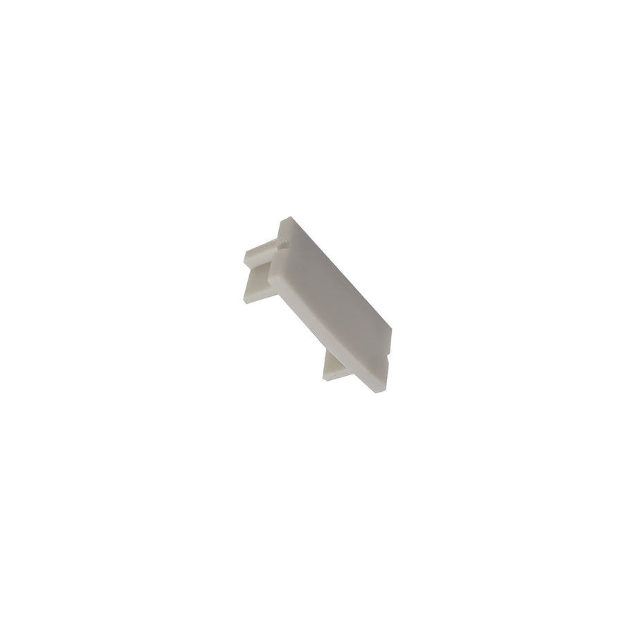 Nora NATL-CEC2 AL CHANNEL END CAP, NO HOLE, 6/PK