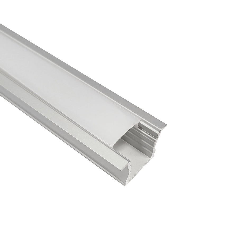 Nora NATL2-C25A 4 ft Deep Channel with Wings for COB LED Tape Light, Aluminumminum Finish