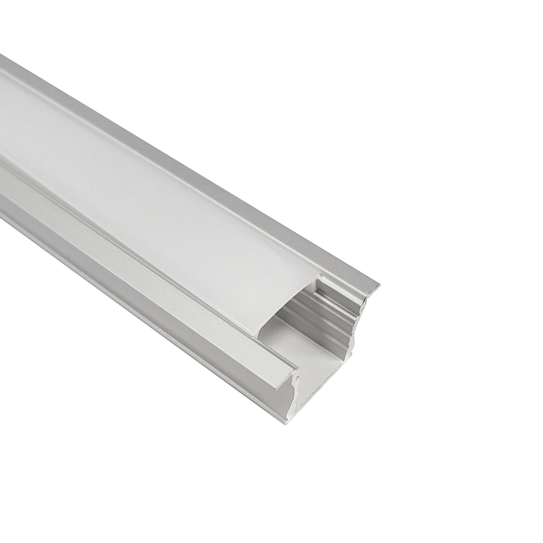 Nora NATL2-C25A 4 ft Deep Channel with Wings for COB LED Tape Light, Aluminumminum Finish