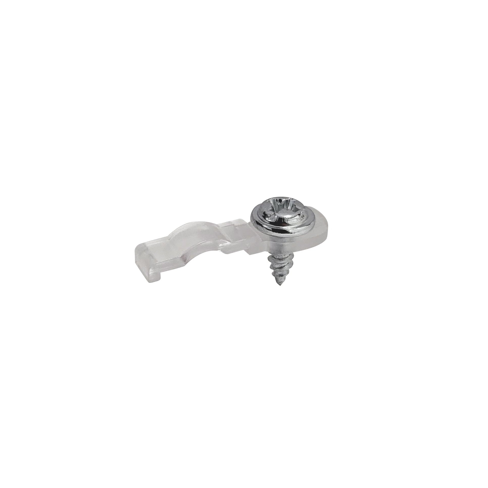 Nora NATLCB-709 Clear Mounting Clips & Screws for COB LED LED Tape Light