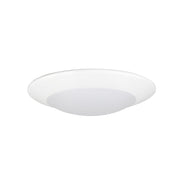 Nora NCSD-R6TWMPW 6 inch Contractor Series LED Flush Mount Disk Light, Selectable CCT, Matte Powder White (12-Pack)