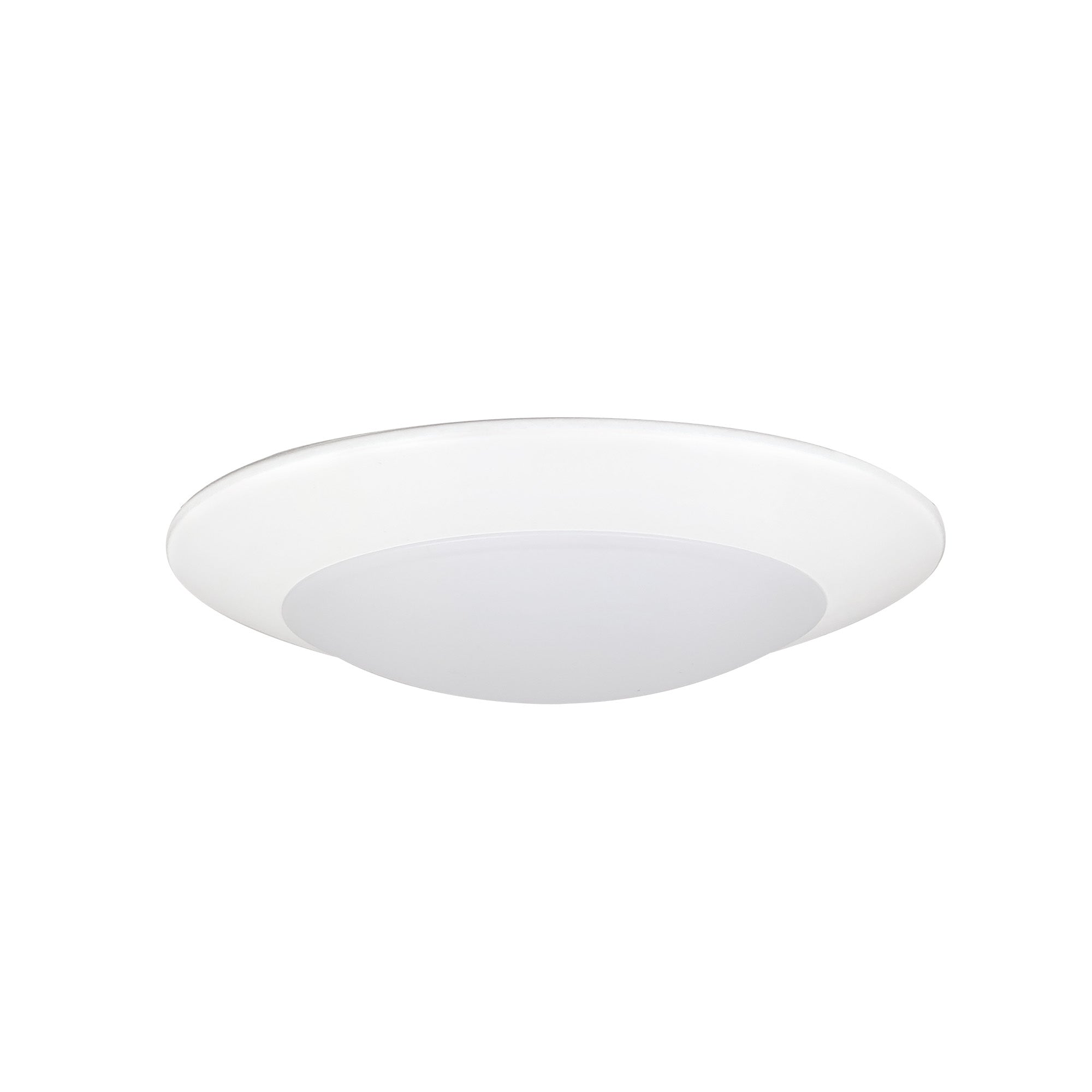 Nora NCSD-R6TWMPW 6 inch Contractor Series LED Flush Mount Disk Light, Selectable CCT, Matte Powder White (12-Pack)