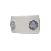 Nora NE-612LEDW Compact Dual Head LED Emergency Light, 120/277V, White
