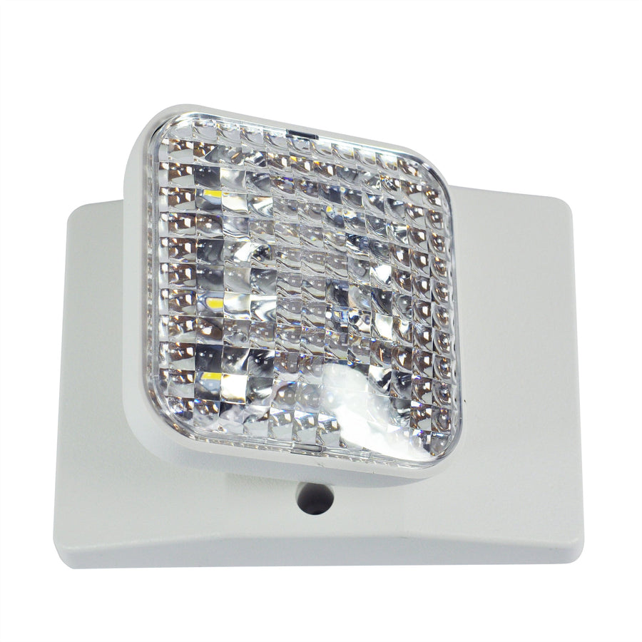 Nora NE-871LEDW Emergency LED Single Square Head Remote, 1x 1W, 75lm, White