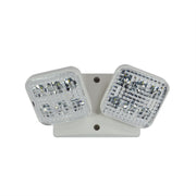 Nora NE-872LEDW Emergency LED Single Square Head Remote, 2x 1W, 150lm, White