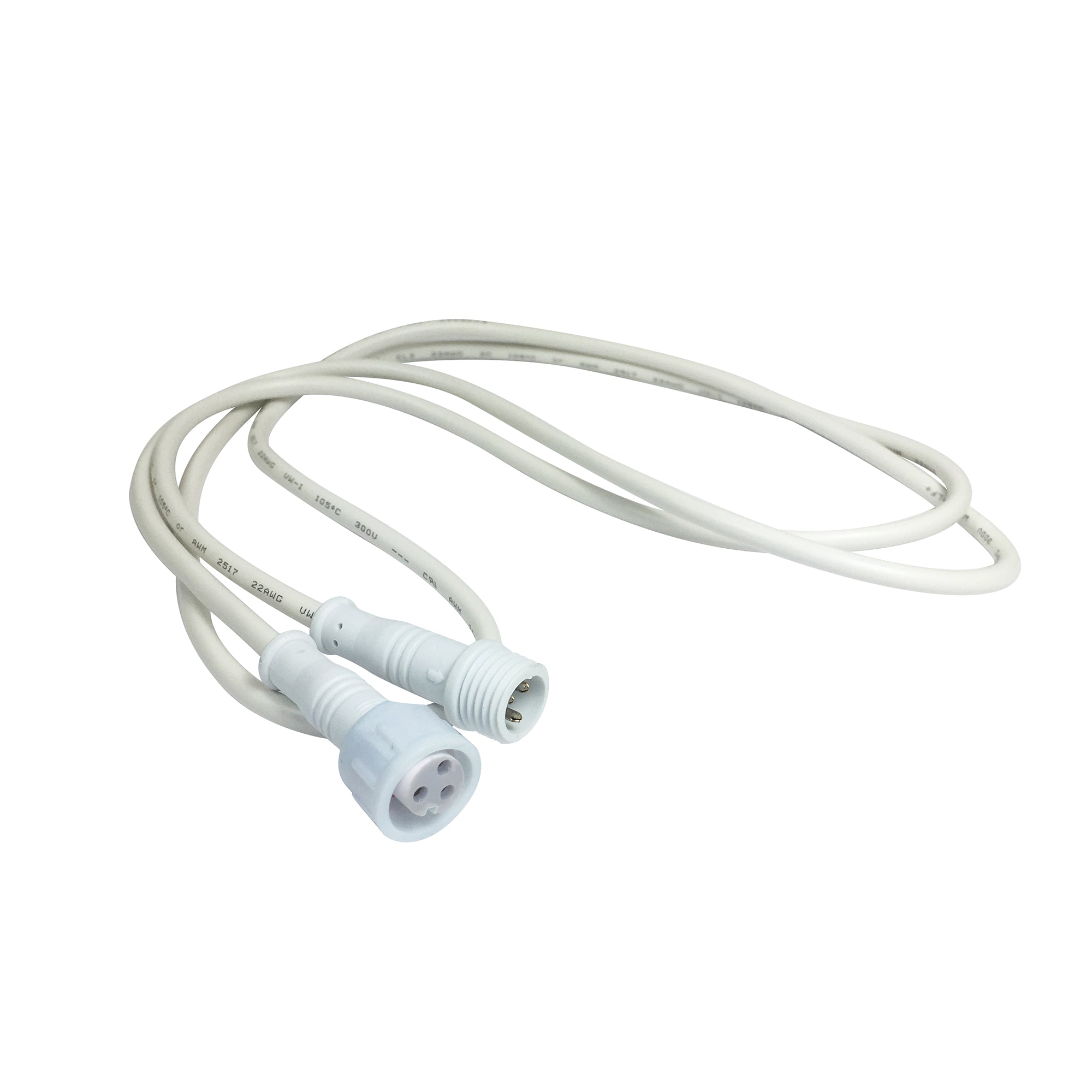 Nora NEFLINTW-EW-4 4' Quick Connect Linkable Extension Cable for Can-less Downlights