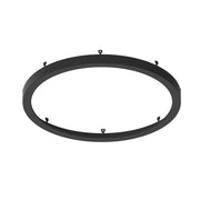 Nora NELO-12RB 12 inch Decorative Metal Ring for NELO-12RTWMPW, Black Finish