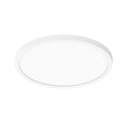 Nora NELO-12RTWMPW 12 inch ELO LED Surface Mount Luminaire with Selectable CCT, 1750lm / 24W, Matte Powder White Finish