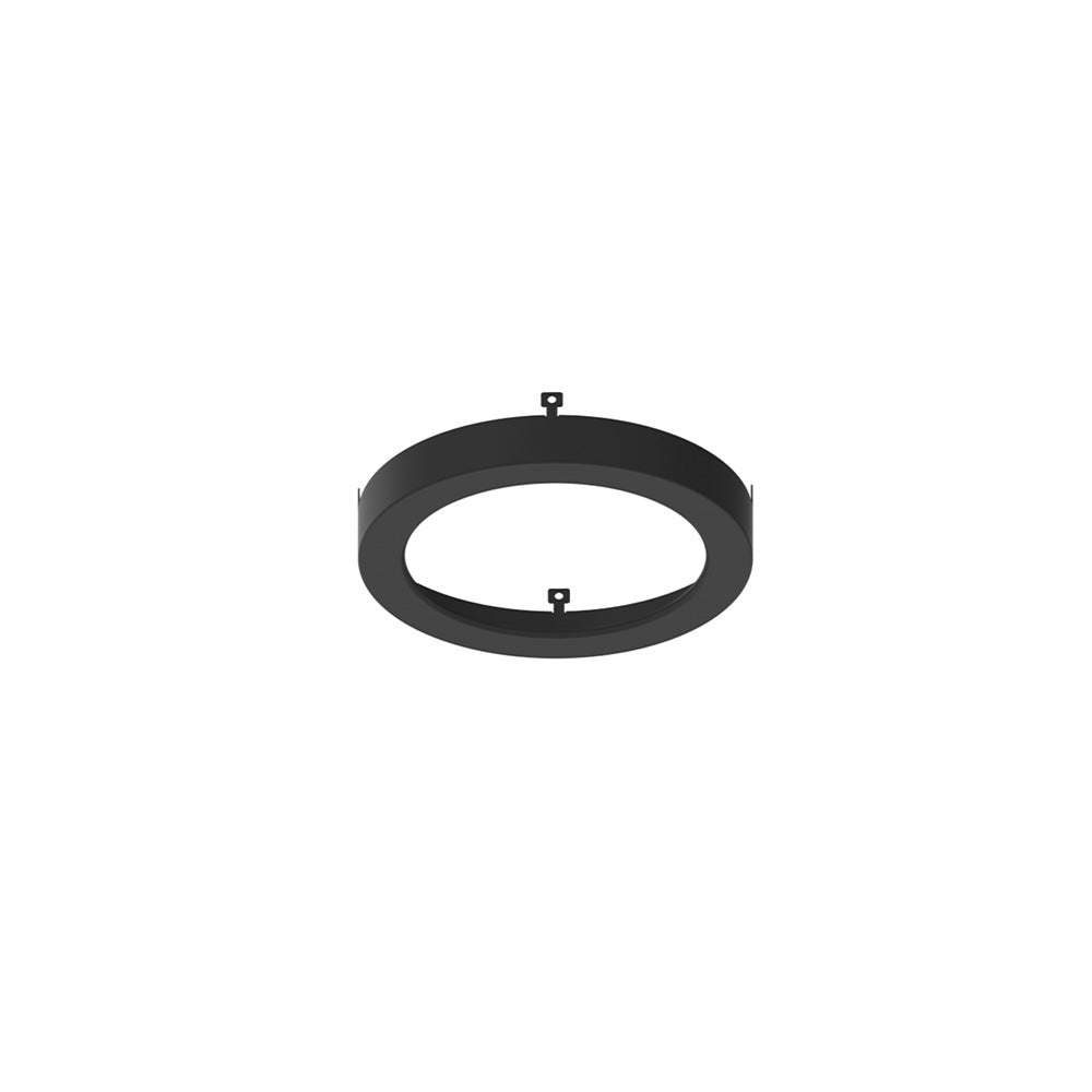 Nora NELO-4RB 4 inch Decorative Metal Ring for NELO-4RTWMPW, Black Finish