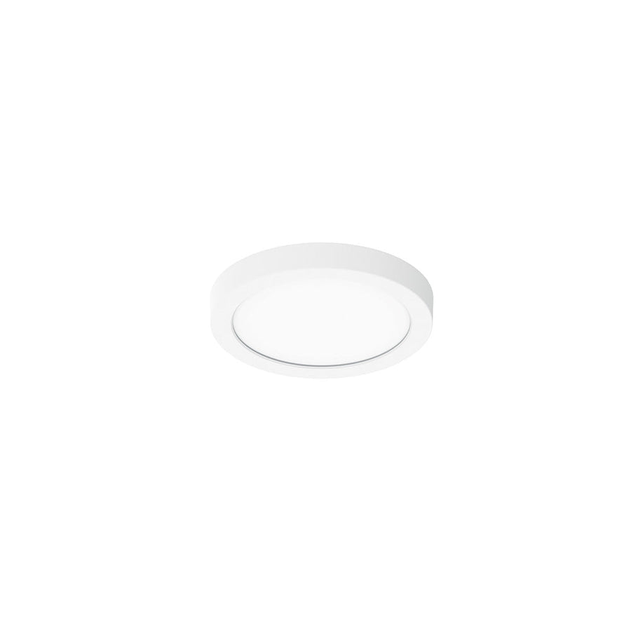 Nora NELOSW-4RTWMPWLE4 4 inch ELO LED Surface Mount Luminaire with Selectable Lumens & CCT, Up to 1150lm / 13W, Matte Powder White Finish