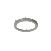 Nora NELO-6RBN 6 inch Decorative Metal Ring for NELO-6RTWMPW, Brushed Nickel Finish