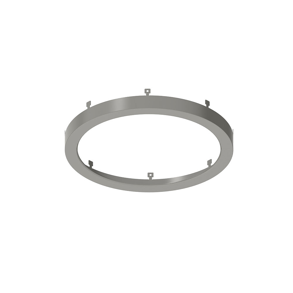 Nora NELO-8RBN 8 inch Decorative Metal Ring for NELO-8RTWMPW, Brushed Nickel Finish