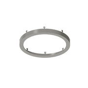 Nora NELO-8RBN 8 inch Decorative Metal Ring for NELO-8RTWMPW, Brushed Nickel Finish