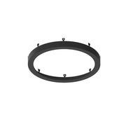 Nora NELO-8RB 8 inch Decorative Metal Ring for NELO-8RTWMPW, Black Finish