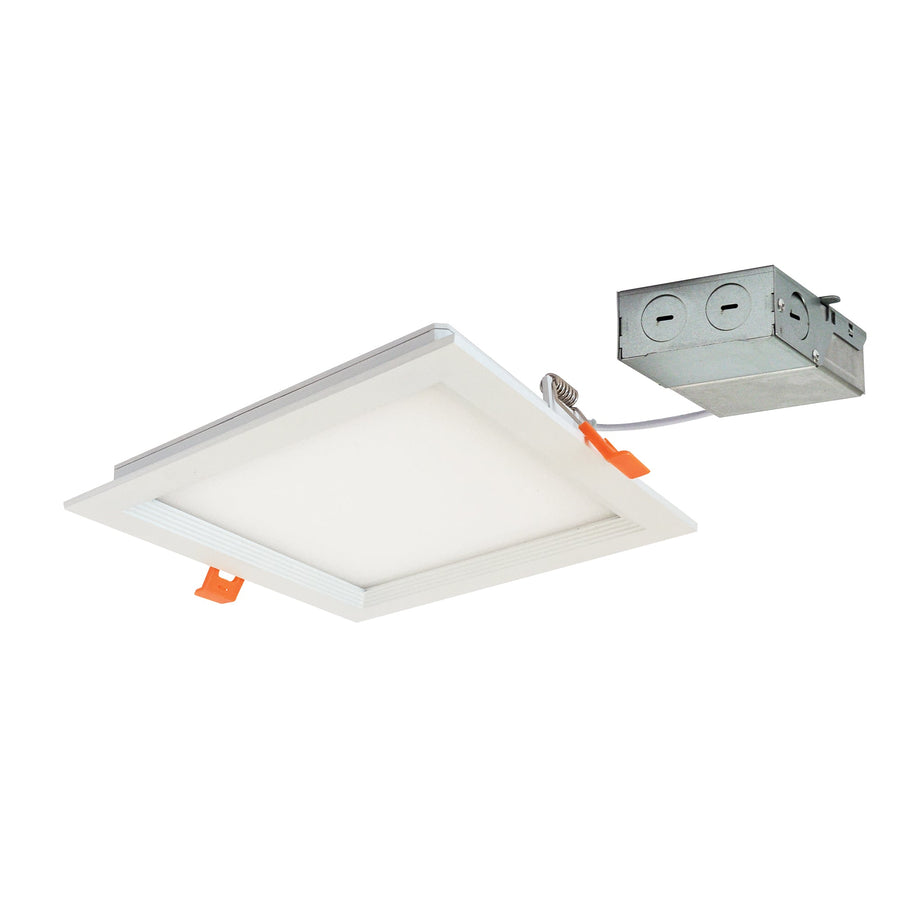 Nora NFLIN-S61030WWLE3 6 inch FLIN Square Recessed LED, 1150lm, 3000K, 16W, 120V Triac/ELV Dimming, White