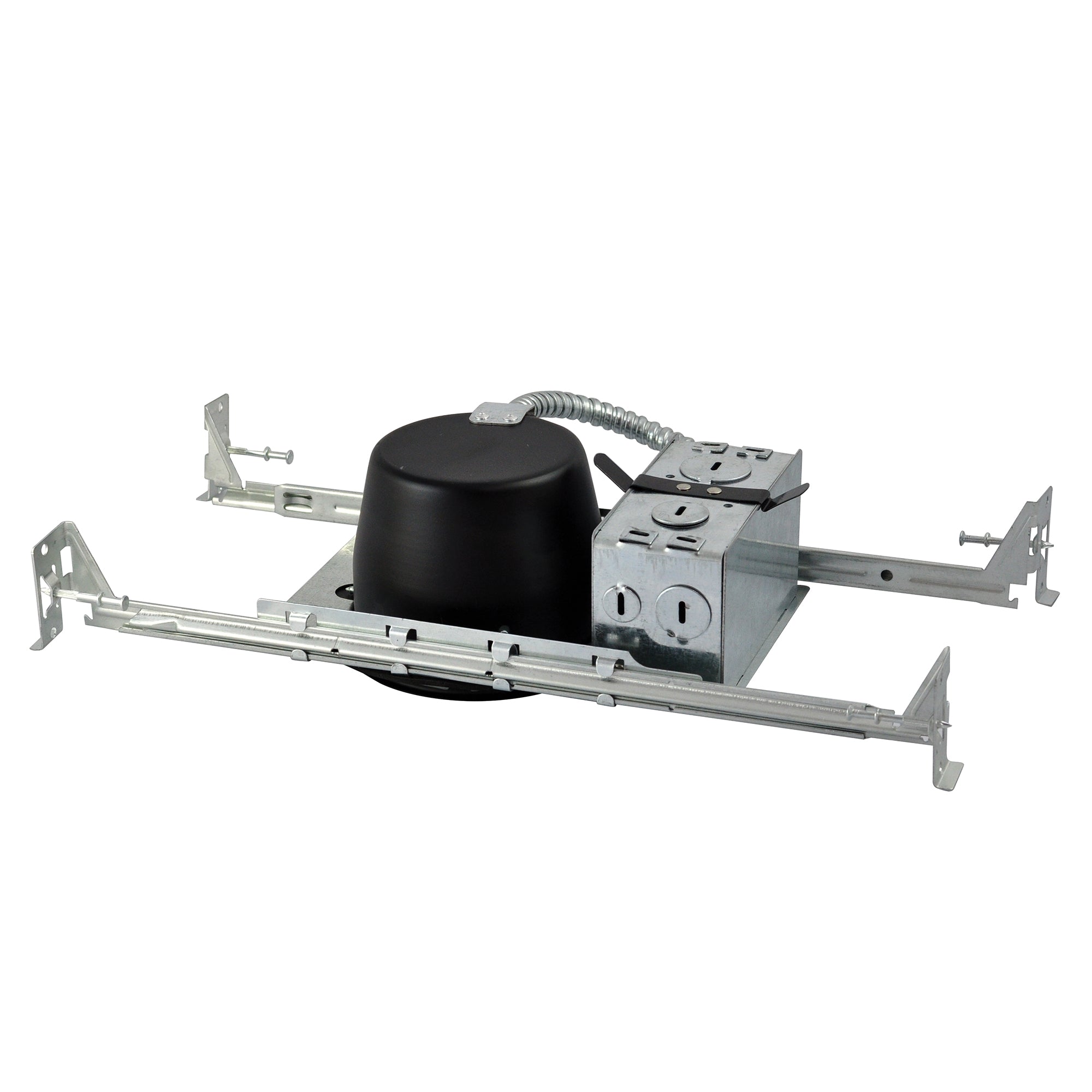 Nora NHIC-427LMRAT/277 4 inch Shallow, IC, AT LED Dedicated New Construction Housing, 277V w/ 50W Step Down Transformer