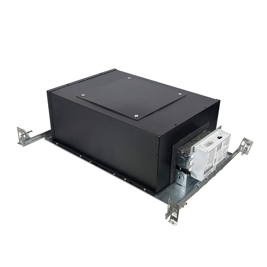 Nora NHIOICD-420LE4/EM2 4 inch Iolite LED Dedicated IC Airtight New Construction Housing w/ EM Driver, 27W, 120/277V input; Triac / ELV / 0-10V dimming
