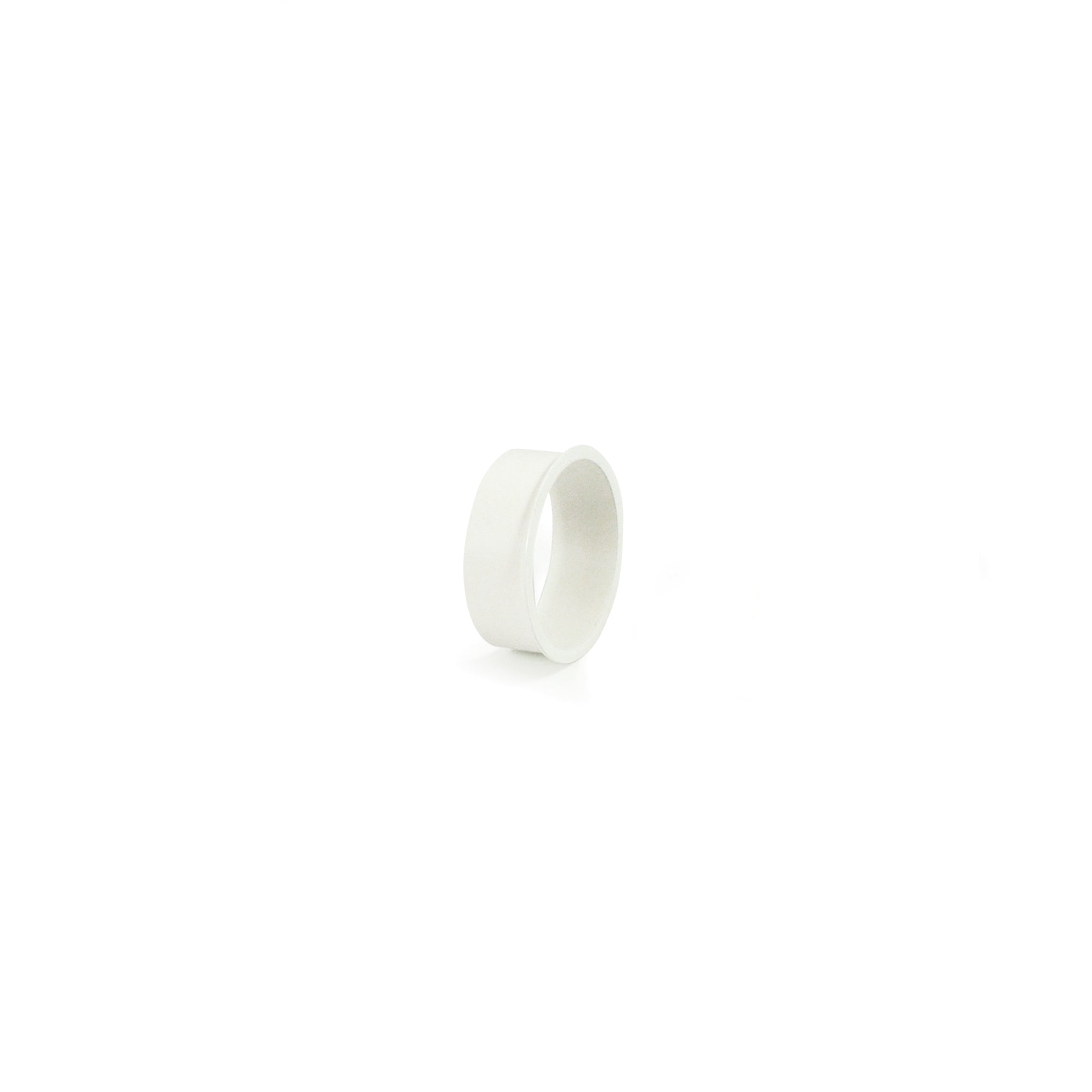 Nora NIO-1AS15WH 5/8 inch White Opaque Snoot for 1 inch Iolite Trims