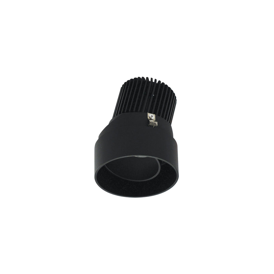 Nora NIO-2RTLA35QBB 2 inch Iolite LED Round Trimless Adjustable, 10-Degree Optic, 800lm / 12W, 3500K, Black Adjustable / Black Reflector