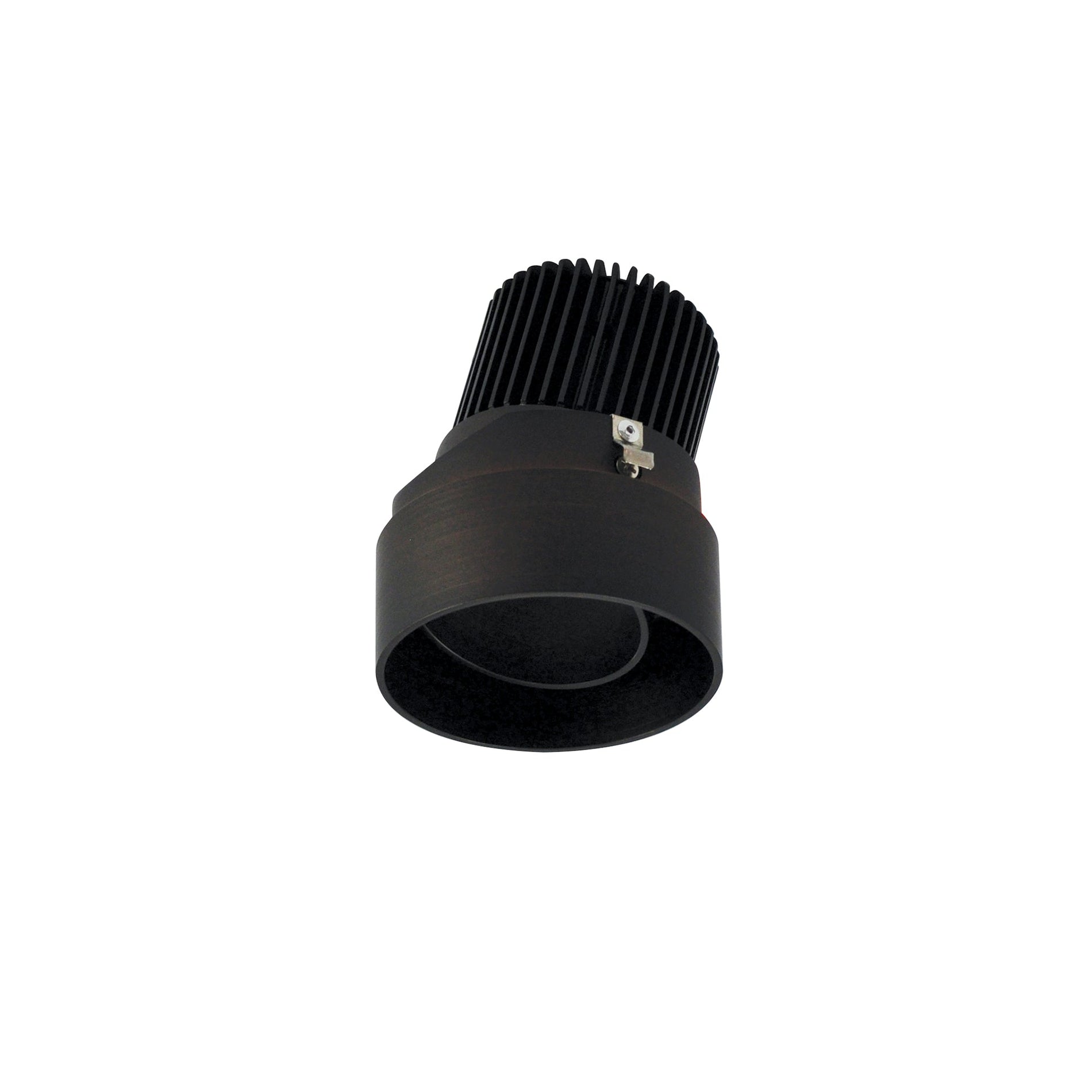 Nora NIO-2RTLA30QBZ 2 inch Iolite LED Round Trimless Adjustable, 10-Degree Optic, 800lm / 12W, 3000K, Bronze Adjustable / Bronze Reflector