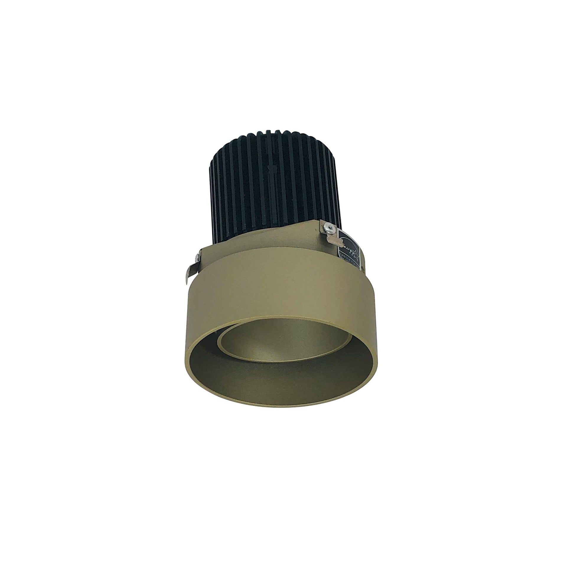 Nora NIO-2RTLA35QCH 2 inch Iolite LED Round Trimless Adjustable, 10-Degree Optic, 800lm / 12W, 3500K, Champagne Haze Adjustable / Champagne Haze Reflector