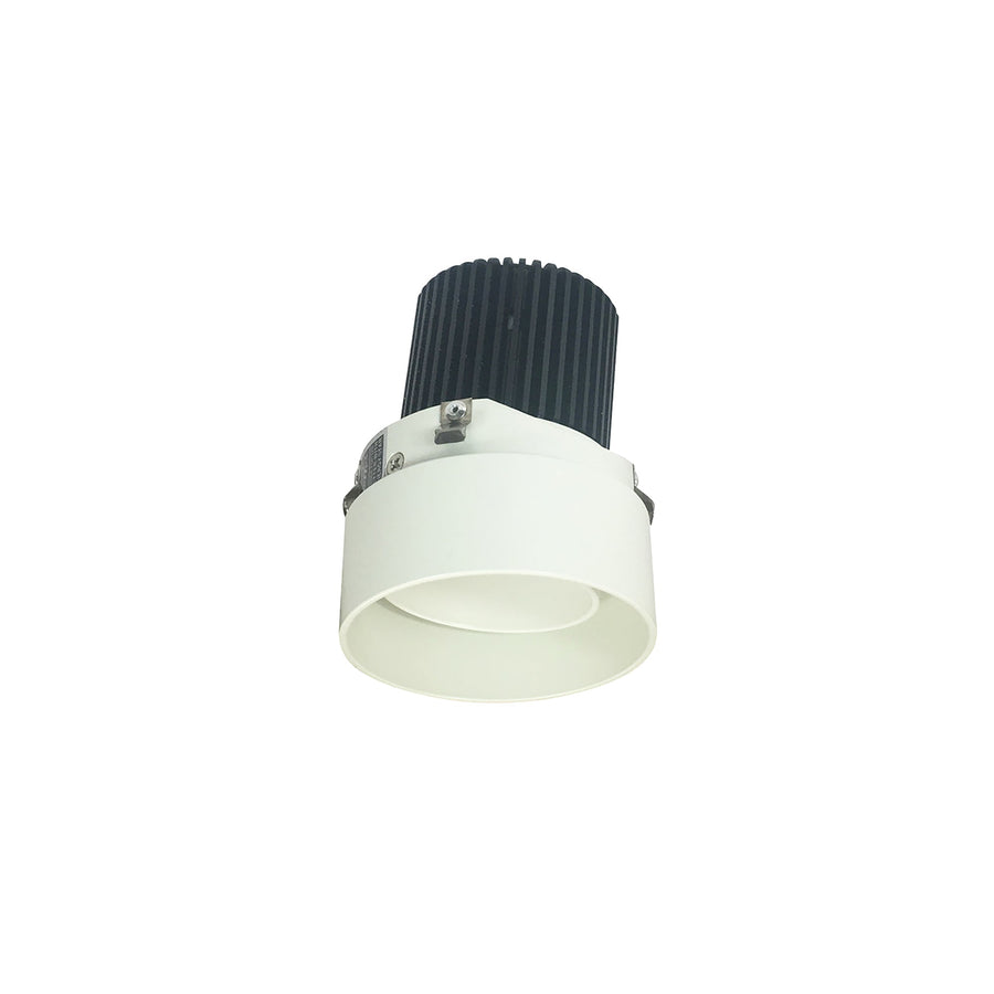 Nora NIO-2RTLA30QWW 2 inch Iolite LED Round Trimless Adjustable, 10-Degree Optic, 800lm / 12W, 3000K, White Adjustable / White Reflector