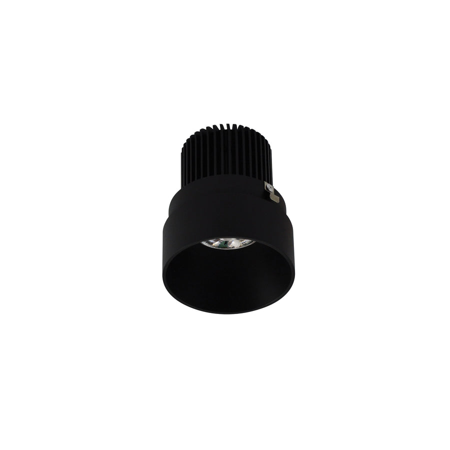 Nora NIO-2RTLNDC40QBB 2 inch Iolite LED Round Trimless Downlight, 10-Degree Optic, 850lm / 12W, 4000K, Black Finish