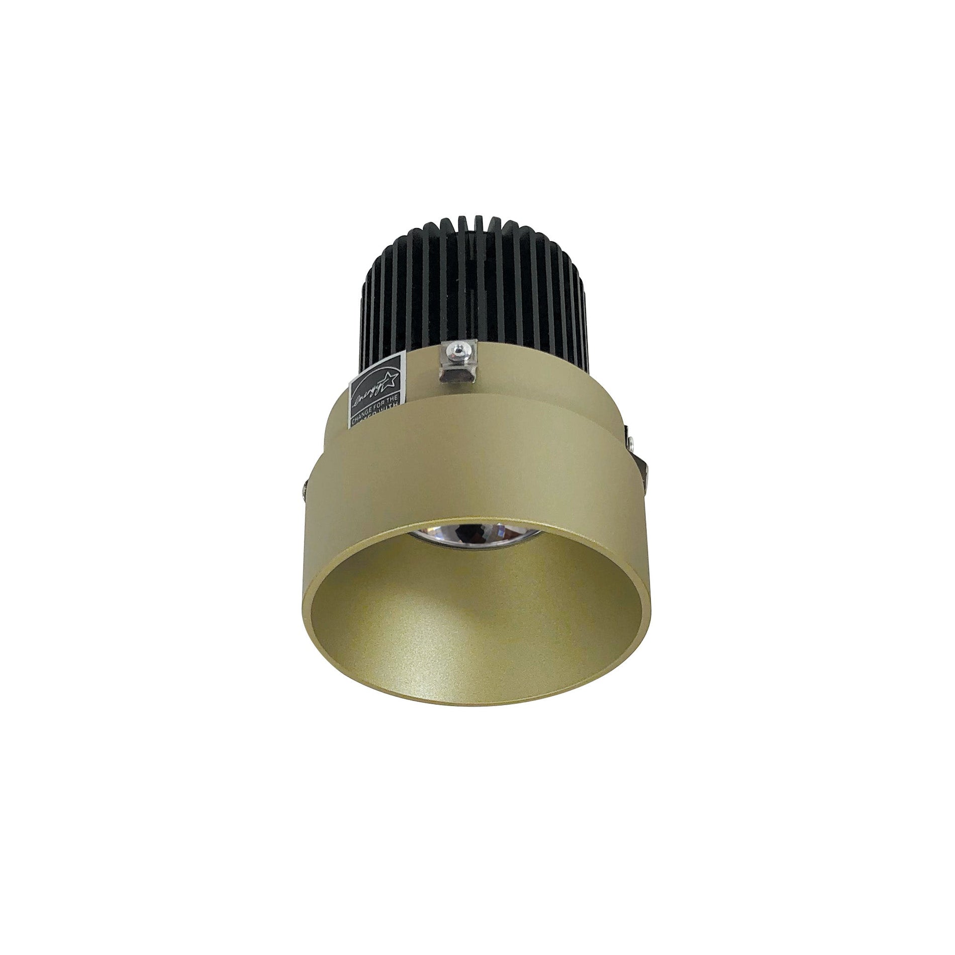 Nora NIO-2RTLNDC35QCH 2 inch Iolite LED Round Trimless Downlight, 10-Degree Optic, 850lm / 12W, 3500K, Champagne Haze Finish