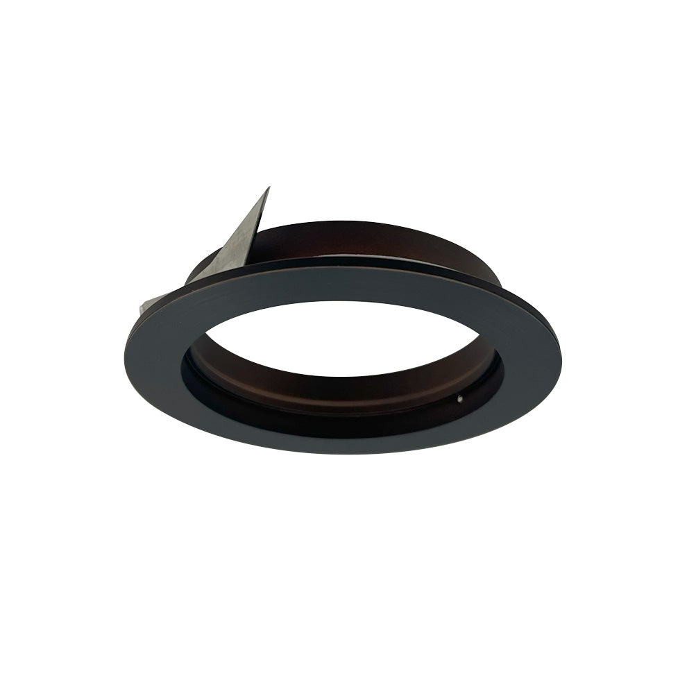Nora NIO-4PRTFABZ 4 inch Iolite PLUS Trimless to Flanged Converter Accessory, Bronze