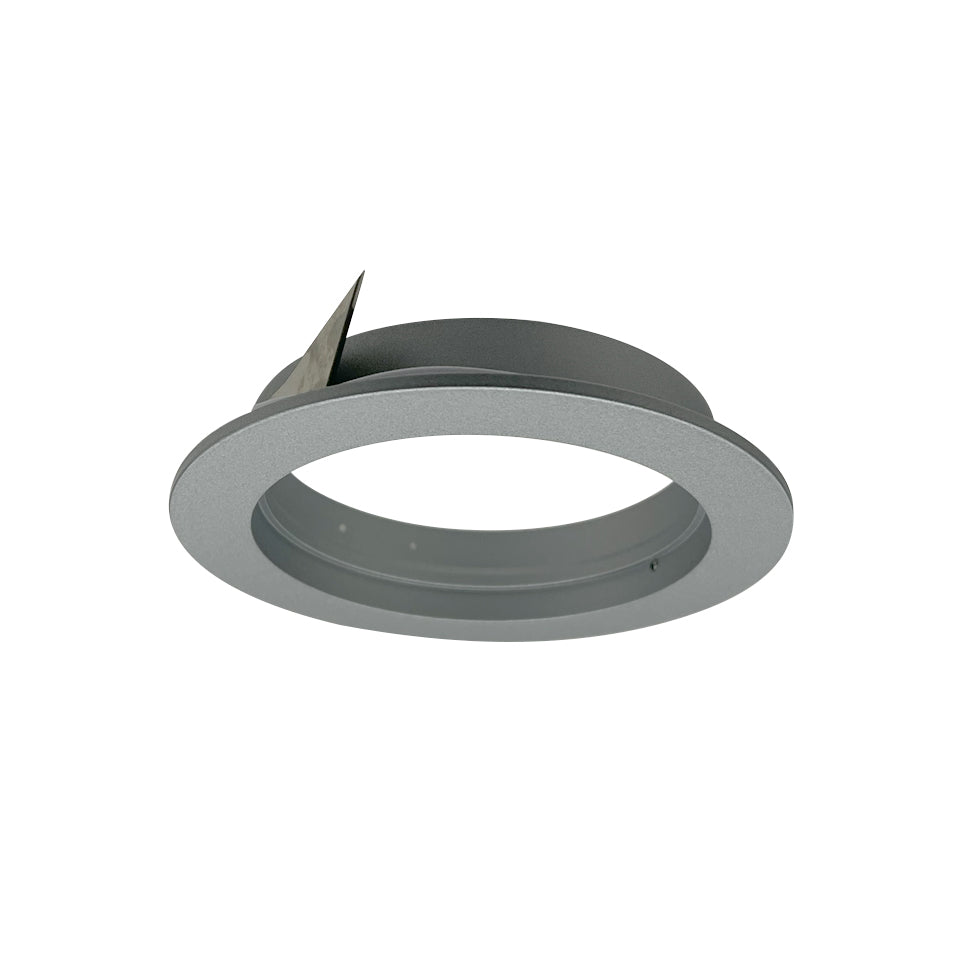 Nora NIO-4PRTFAHZ 4 inch Iolite PLUS Trimless to Flanged Converter Accessory, Haze