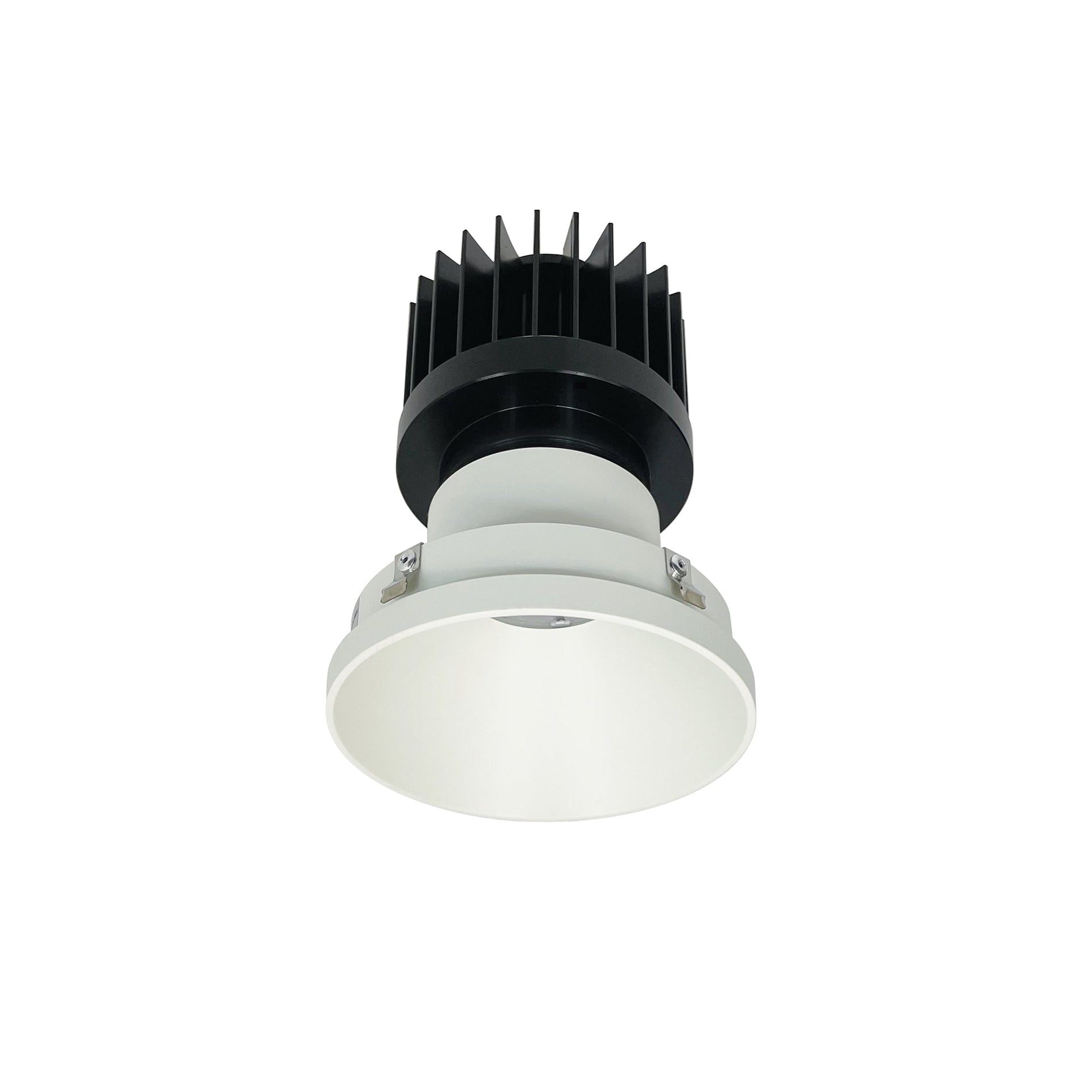 Nora NIO-4PRTLNDC50XWW/HL 4 inch Iolite PLUS Round Trimless Downlight, 1500lm/2000lm/2500lm (varies by housing), 5000K, White Finish