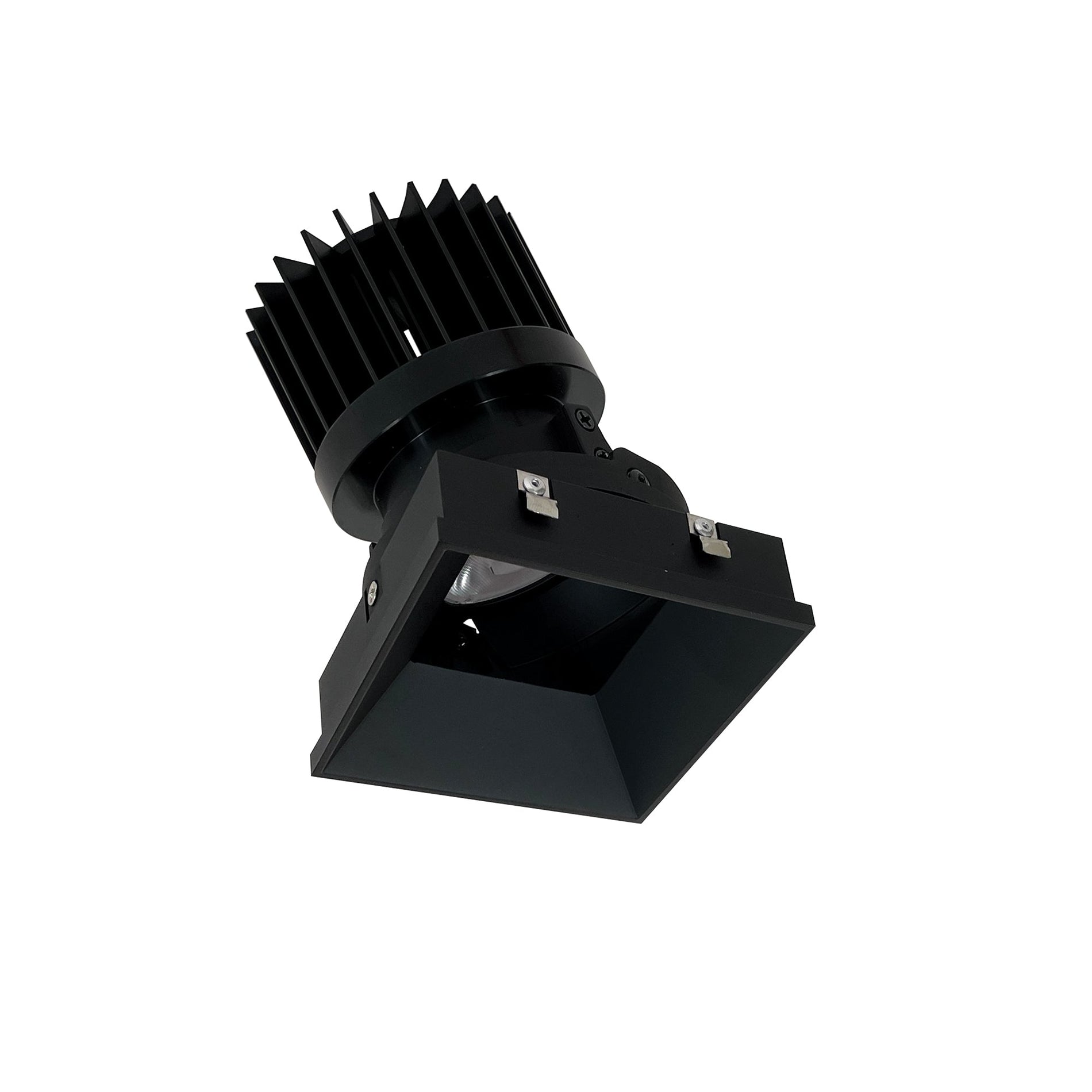 Nora NIO-4PSTLA35XBB/HL 4 inch Iolite PLUS Square Trimless Adjustable, 1500lm/2000lm (varies by housing), 3500K, Black Finish