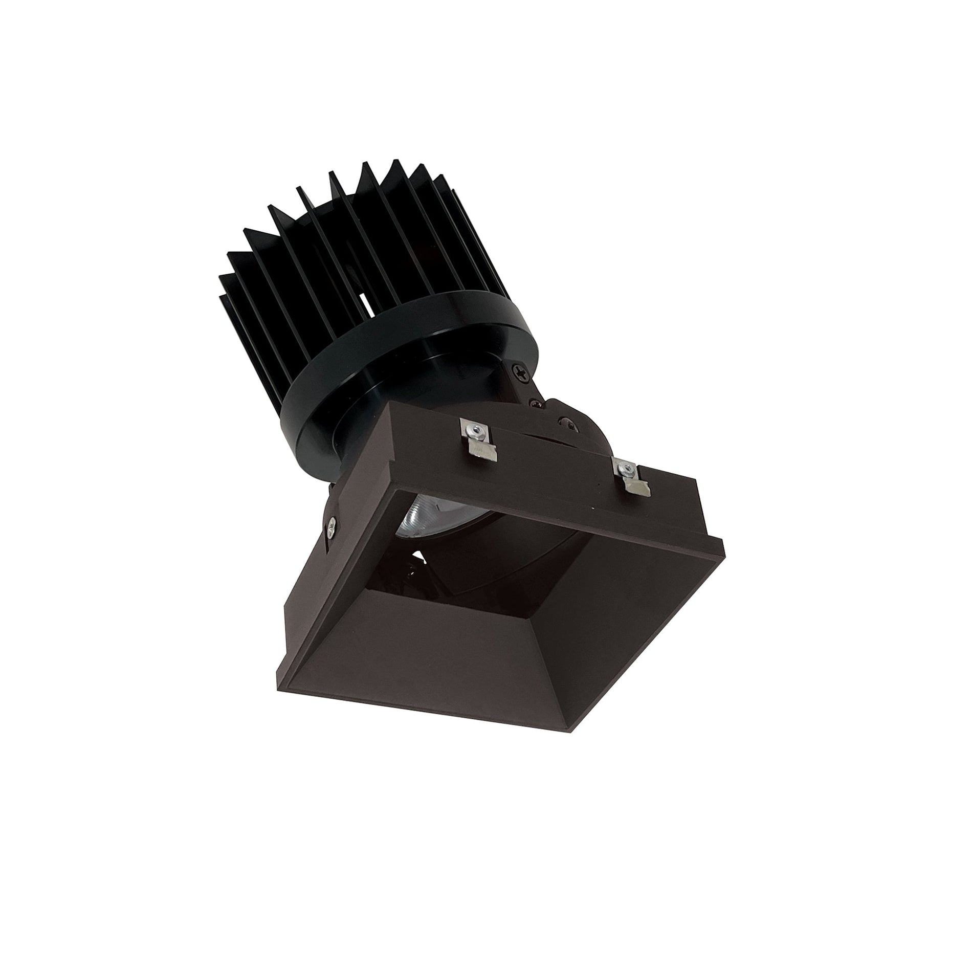 Nora NIO-4PSTLA40XBZ/HL 4 inch Iolite PLUS Square Trimless Adjustable, 1500lm/2000lm (varies by housing), 4000K, Bronze Finish