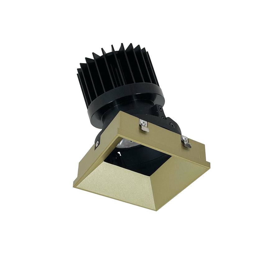 Nora NIO-4PSTLA27XCH/HL 4 inch Iolite PLUS Square Trimless Adjustable, 1500lm/2000lm (varies by housing), 2700K, Champagne Haze Finish