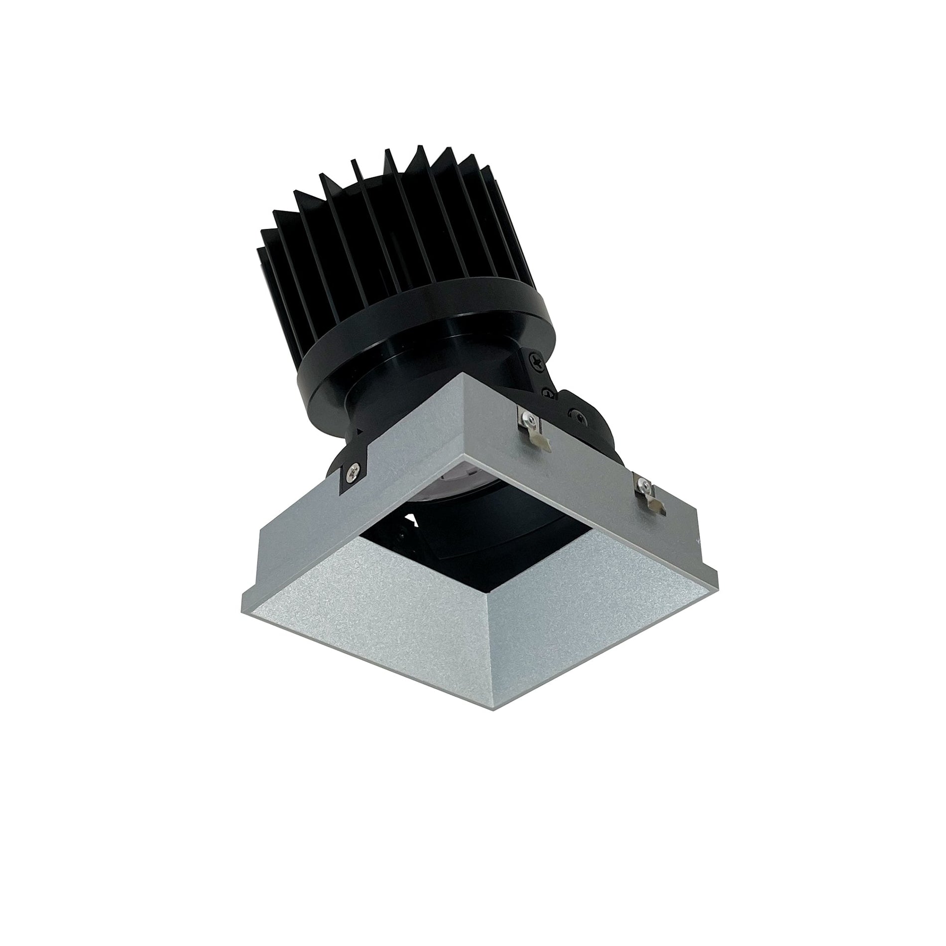 Nora NIO-4PSTLA35XHZ/HL 4 inch Iolite PLUS Square Trimless Adjustable, 1500lm/2000lm (varies by housing), 3500K, Haze Finish