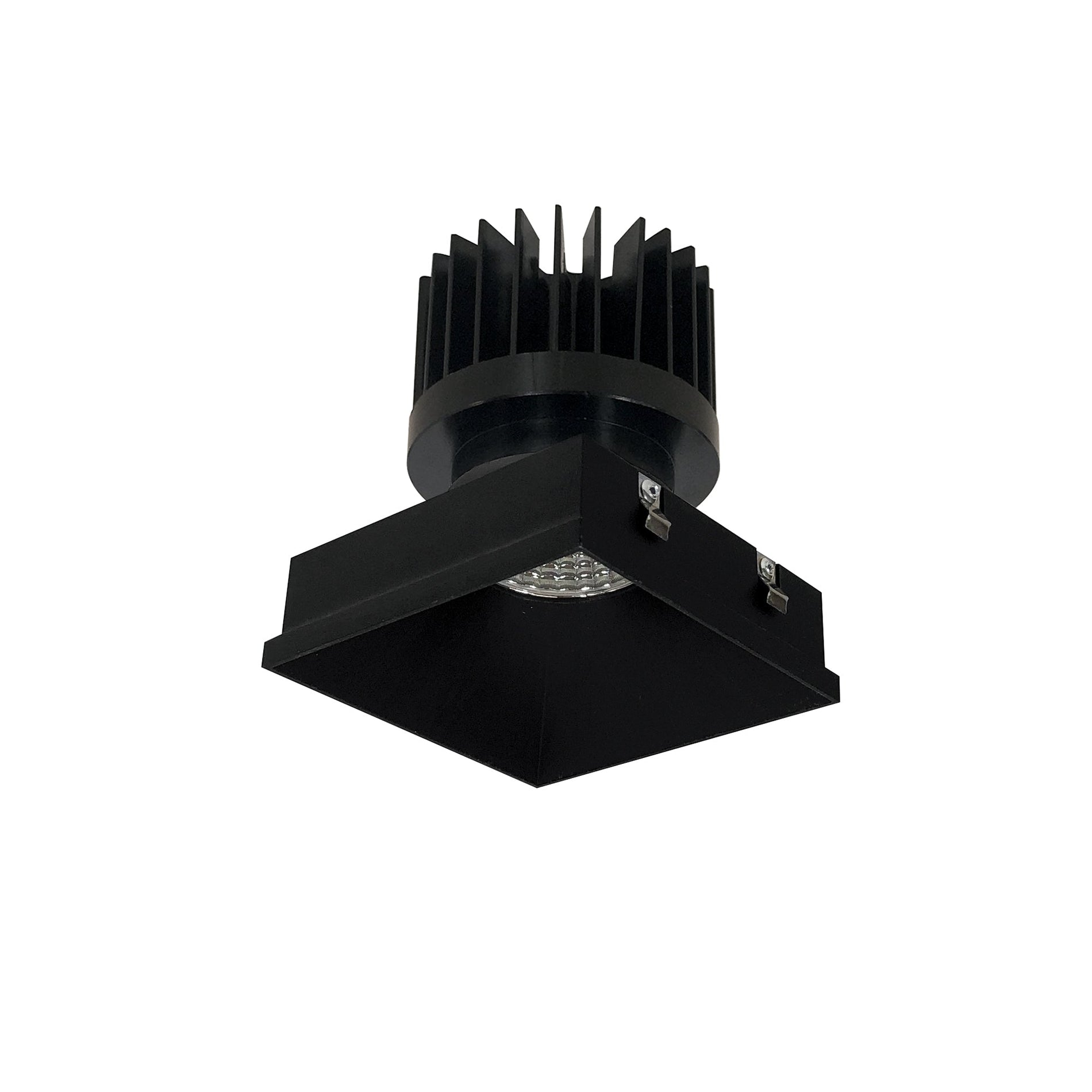 Nora NIO-4PSTLNDC27XBB/HL 4 inch Iolite PLUS Square Trimless Downlight, 1500lm/2000lm/2500lm (varies by housing), 2700K, Black Finish