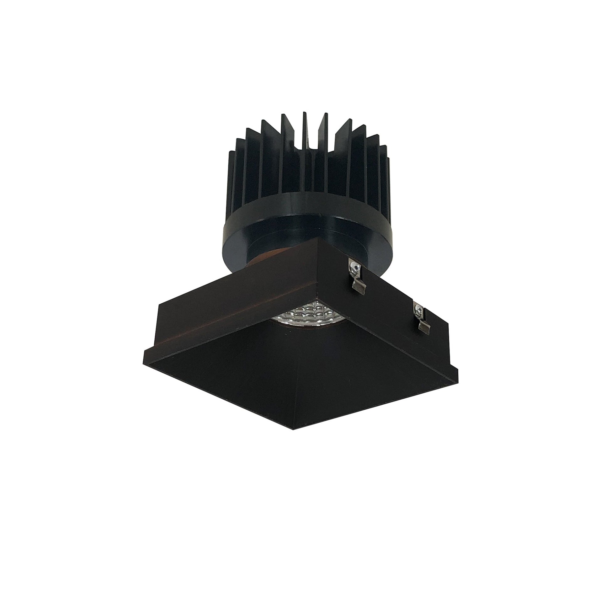 Nora NIO-4PSTLNDC40XBZ/HL 4 inch Iolite PLUS Square Trimless Downlight, 1500lm/2000lm/2500lm (varies by housing), 4000K, Bronze Finish
