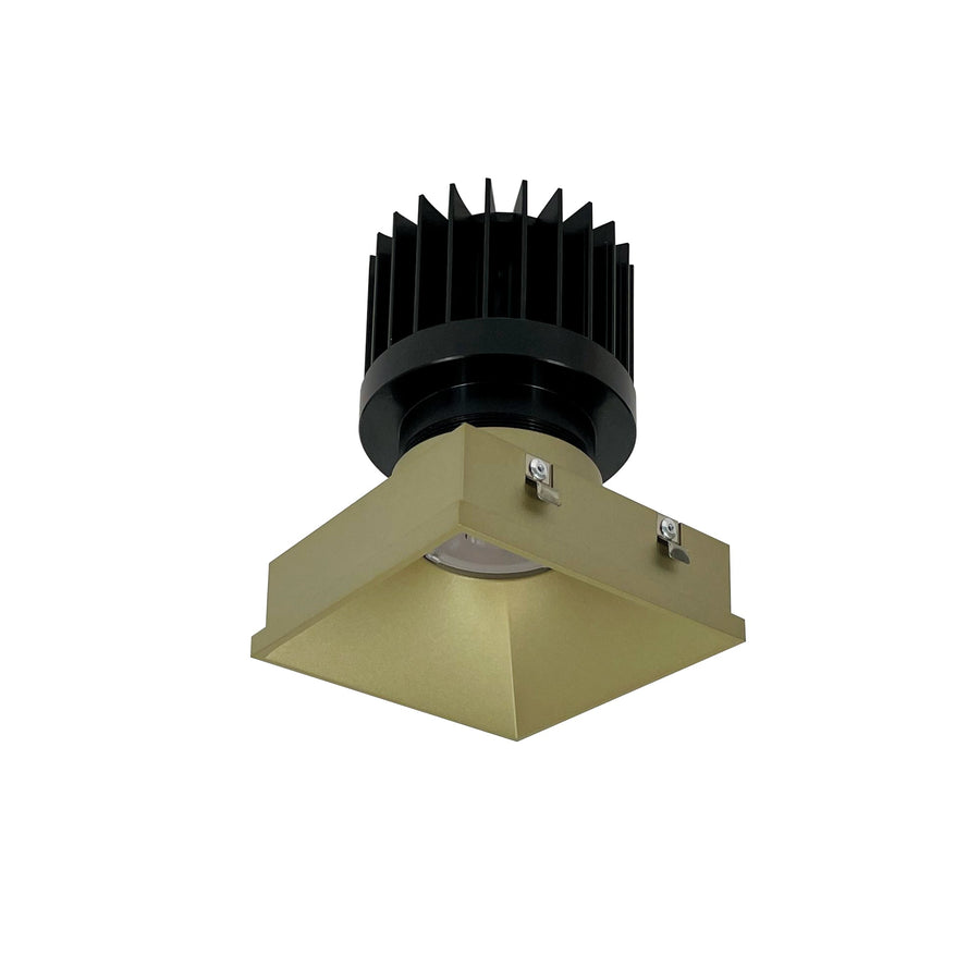 Nora NIO-4PSTLNDC35XCH/HL 4 inch Iolite PLUS Square Trimless Downlight, 1500lm/2000lm/2500lm (varies by housing), 3500K, Champagne Haze Finish
