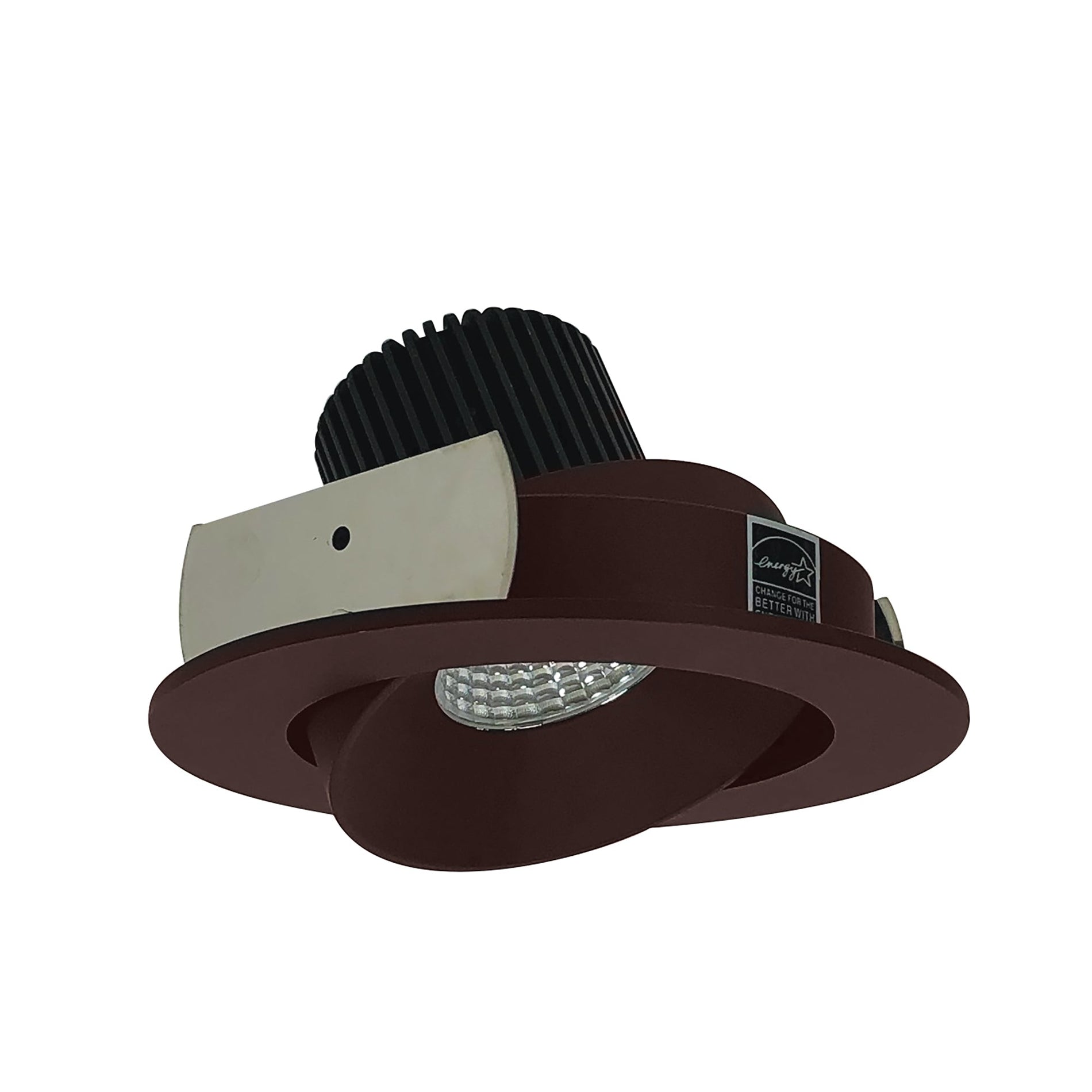Nora NIO-4RC40XBZ/10 4 inch Iolite LED Round Adjustable Cone Reflector, 1000lm / 14W, 4000K, Bronze Reflector / Bronze Flange