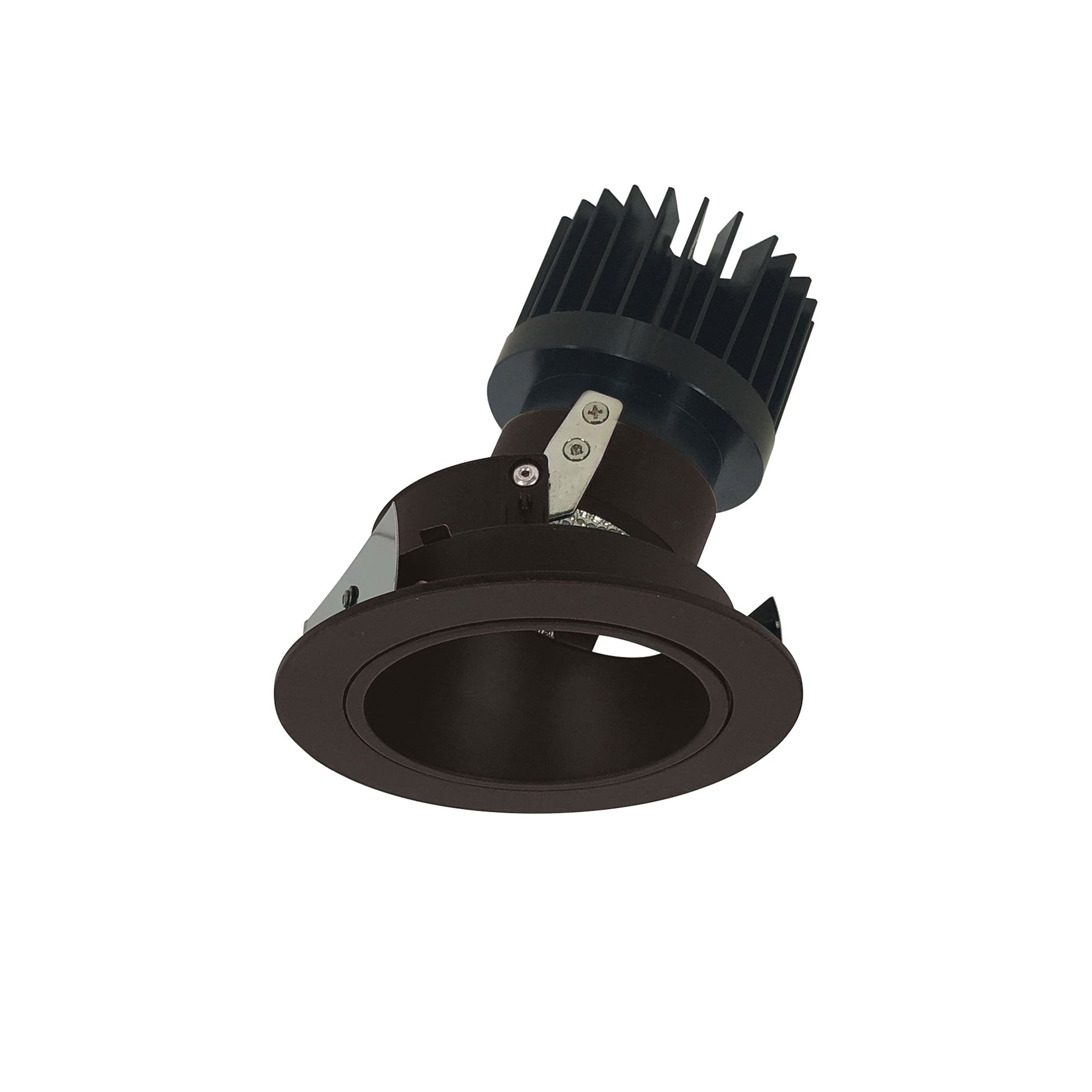 Nora NIO-4RD35XBZ/HL 4 inch Iolite LED Round Adjustable Deep Reflector, 1500lm/2000lm (varies by housing), 3500K, Bronze Reflector / Bronze Flange