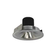Nora NIO-4RNB30QNN 4 inch Iolite LED Round Bullnose, 10-Degree Optic, 950lm / 12W, 3000K, Natural Metal Finish