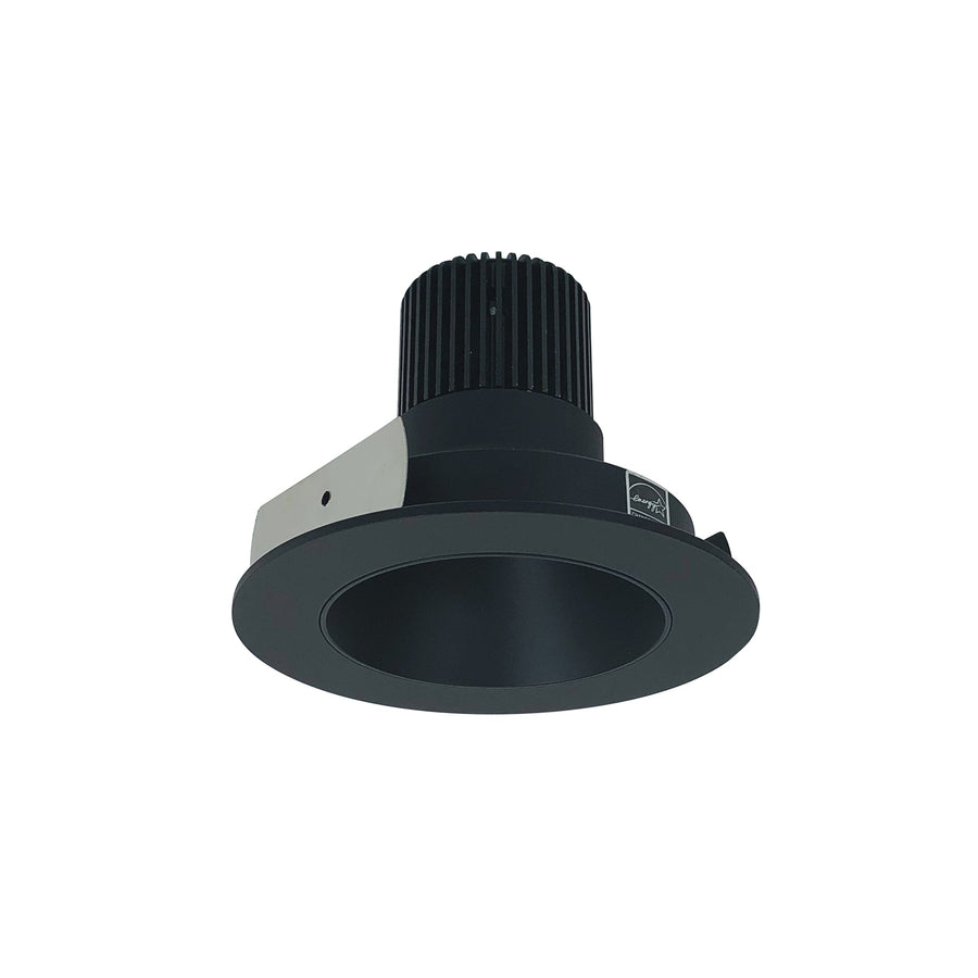 Nora NIO-4RNDC35XBB/10 4 inch Iolite LED Round Reflector, 1000lm / 14W, 3500K, Black Reflector / Black Flange