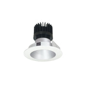 Nora NIO-4RNDC35XHZMPW/HL 4 inch Iolite LED Round Reflector, 1500lm/2000lm/2500lm (varies by housing), 3500K, Haze Reflector / Matte Powder White Flange