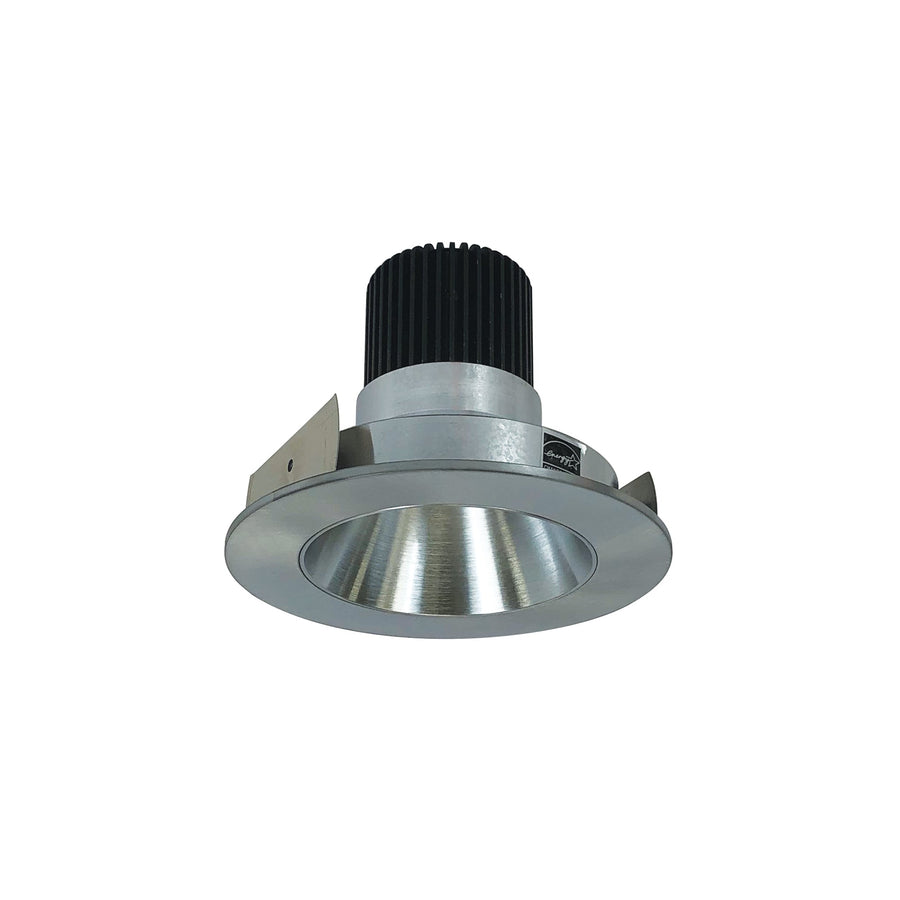 Nora NIO-4RNDC40QNN 4 inch Iolite LED Round Reflector, 10-Degree Optic, 850lm / 12W, 4000K, Natural Metal Reflector / Natural Metal Flange