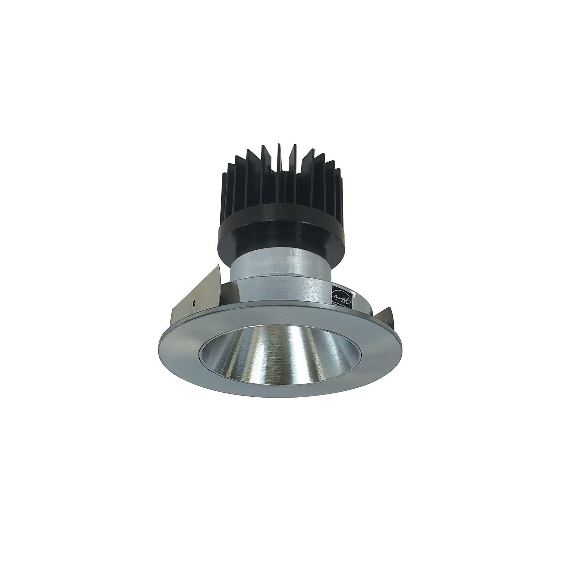 Nora NIO-4RNDC35XNN/HL 4 inch Iolite LED Round Reflector, 1500lm/2000lm/2500lm (varies by housing), 3500K, Natural Metal Reflector / Natural Metal Flange