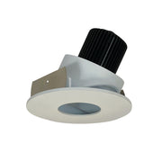 Nora NIO-4RPHA30XWW/10 4 inch Iolite LED Round Adjustable Pinhole, 1000lm / 14W, 3000K, White Pinhole / White Flange