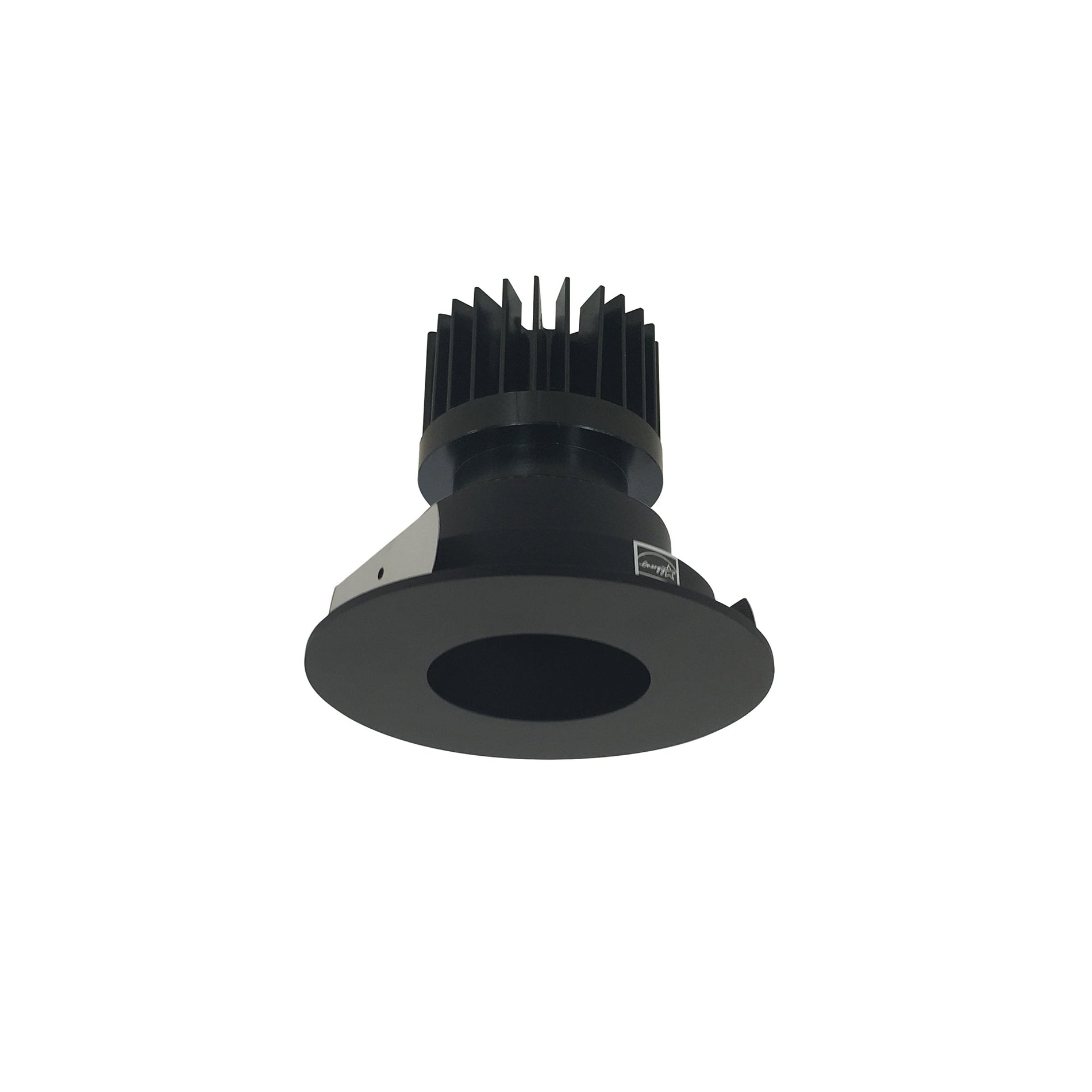 Nora NIO-4RPH35XBB/HL 4 inch Iolite LED Round Pinhole, 1500lm/2000lm/2500lm (varies by housing), 3500K, Black Pinhole / Black Flange
